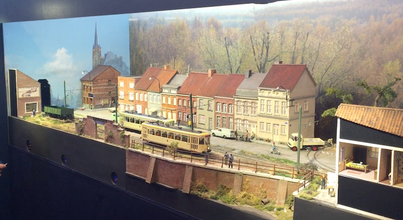 A model railway at the 2015 'ontraxs' exhibition in Utrecht